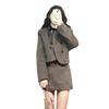 Xiaochan Women's College Style Suit Dress - 2025 Autumn/Winter Edition; High-End, Age-Defying, Complete Matching Set