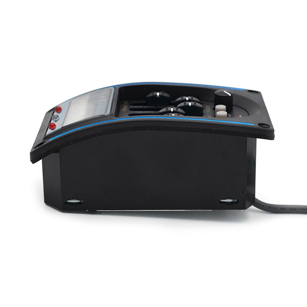 5 Band Preamp EQ Equalizer Tuner Piezo Pick-up Acoustic Guitar Pickups Piezo Pickup with LCD Screen for Acoustic Guitar