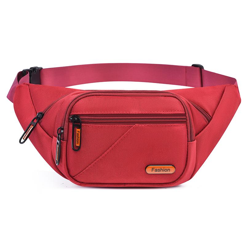 Unisex Waterproof Waist Pack - Multi-Pocket Adjustable Design for Travel/Sports/Business, Large Capacity & Anti-Slip Strap