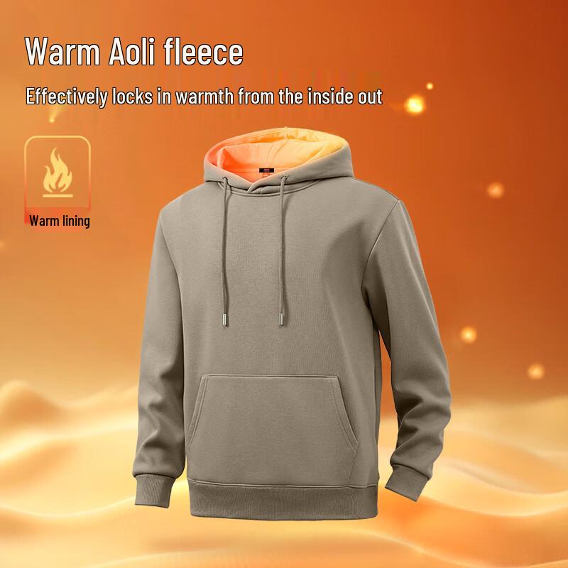 Baleno Men's Fleece-Lined Hooded Sweatshirt