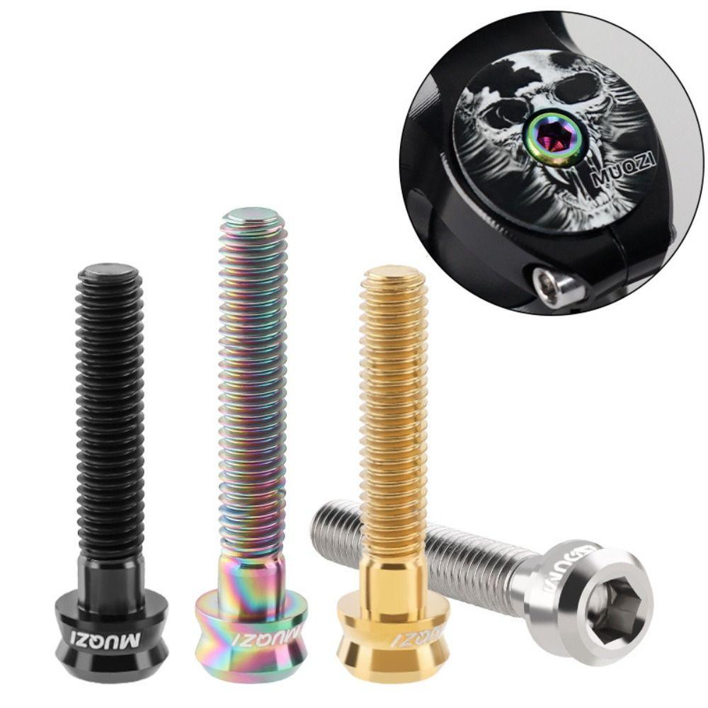 Ultra-light Bicycle Headset Top Cap Bolt Titanium Zinc Zinc Alloy Bicycle Headset Cover Screws MTB Bike