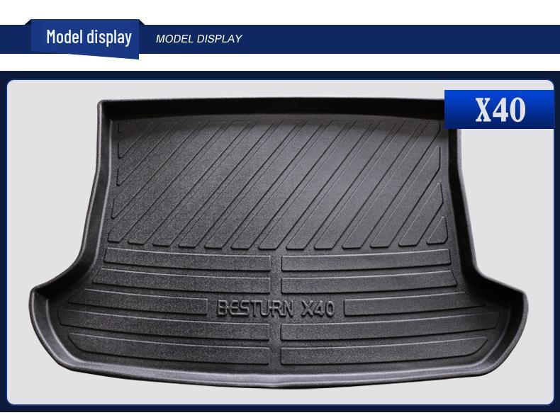 Износостойкий Водонепроницаемый Экологичный Коврик в Багажник из ТПЭ для Honda Fit