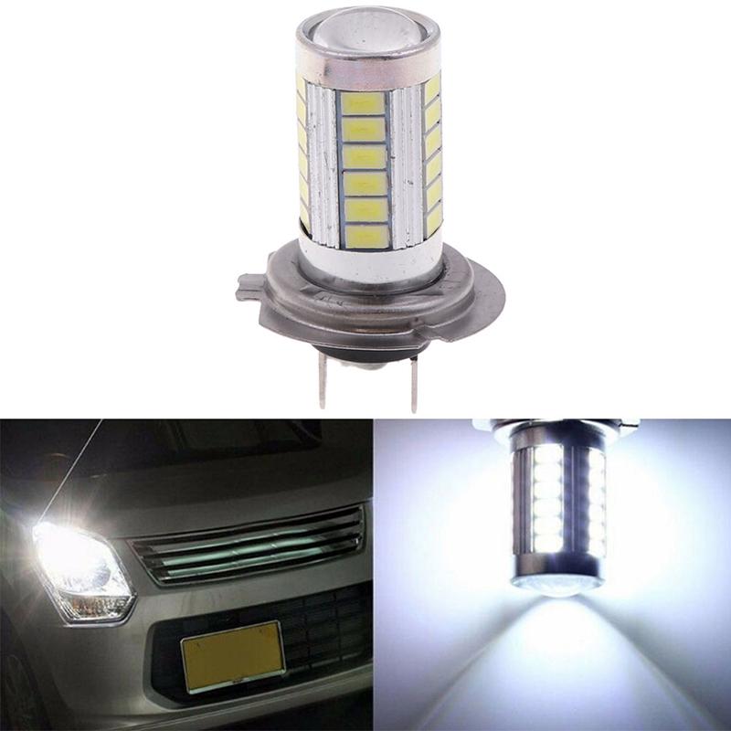 1 шт. H7 5630Smd белый 660Lm 33 светодиодные лампы для автомобильных противотуманных фар