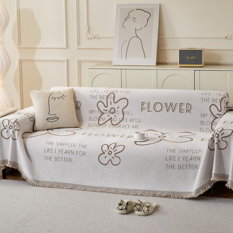 Двустороннее легкое роскошное полотенце из шенилла для дивана, чехол для дивана, универсальная ткань для дивана на все времена, одеяло для дивана