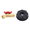 IBC Tote Adapter IBC Tote Fittings Adapter Fine Thread Tote Valves Brass Hose Faucet Valves for Garden Hose Connector
