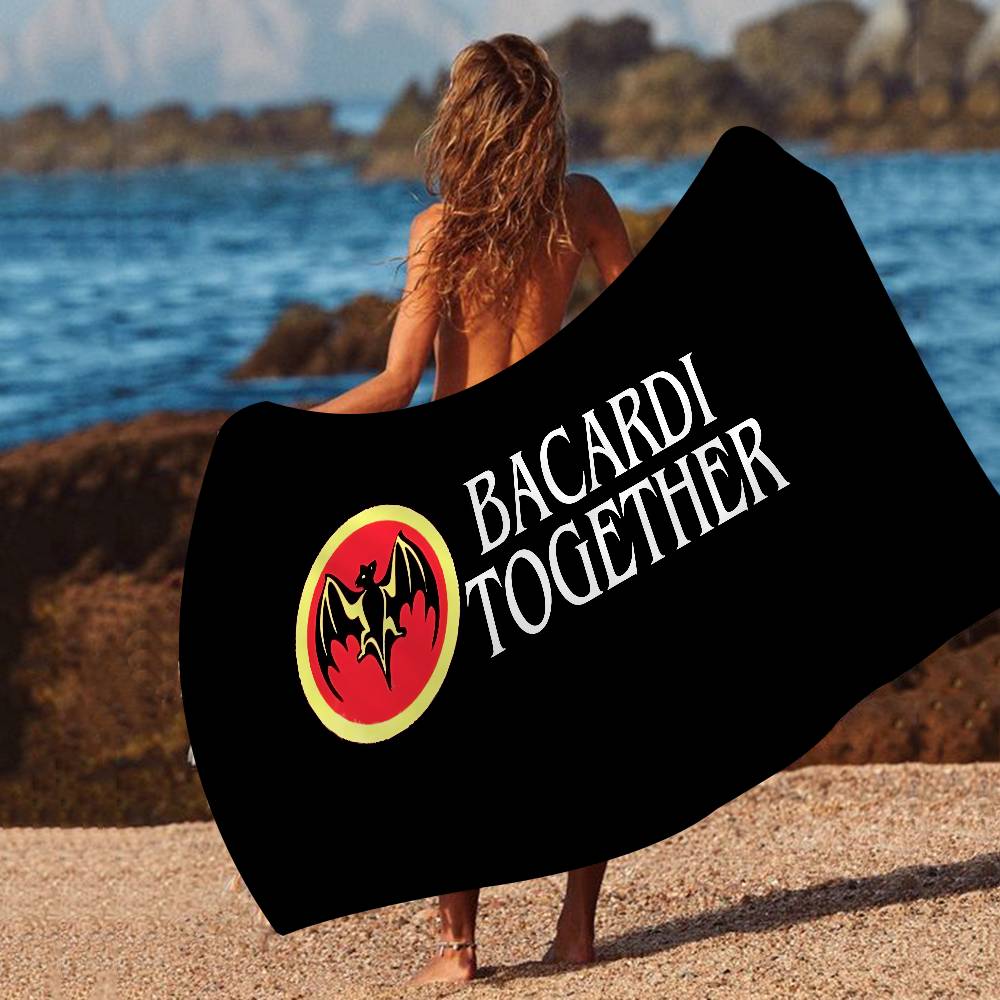 Микрофибровое пляжное полотенце Bacardis Beer, впитывающее, быстросохнущее, мягкое, для йоги, плавания, курорта, альпинизма