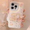 Cute Ice Cream Bear Iphone14promax Mobile Phone Case Apple 13 Soft 11 Suitable for 15 Korean Bracket 16