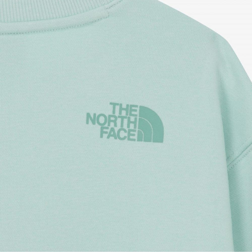 The North Face Детская анимированная толстовка мятного цвета Nm5mr55u