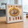 Стильная рамка для домашнего декора, DIY Мини-музей, коробка-силуэт со светодиодной подсветкой, набор, настраиваемая, 5 фигурок и 1 персонализированный футляр для фото для свадьбы