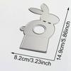 Metal Cutting Dies Easter Rabbits Die Cuts Templates Molds Embossing Stencils for Album Scrapbooking Paper Decoration