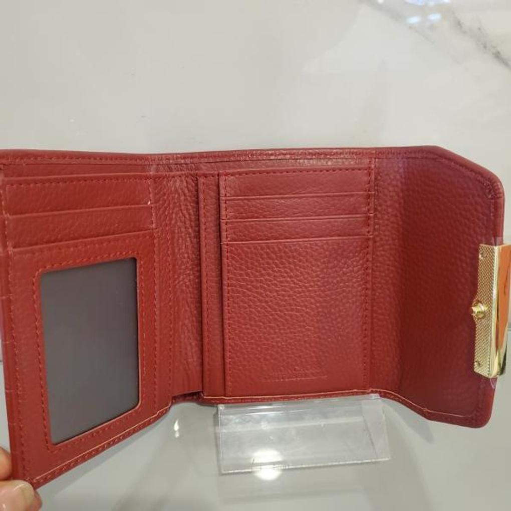 moncross REAW19165 Women's Cubic Point Cowhide Half Wallet