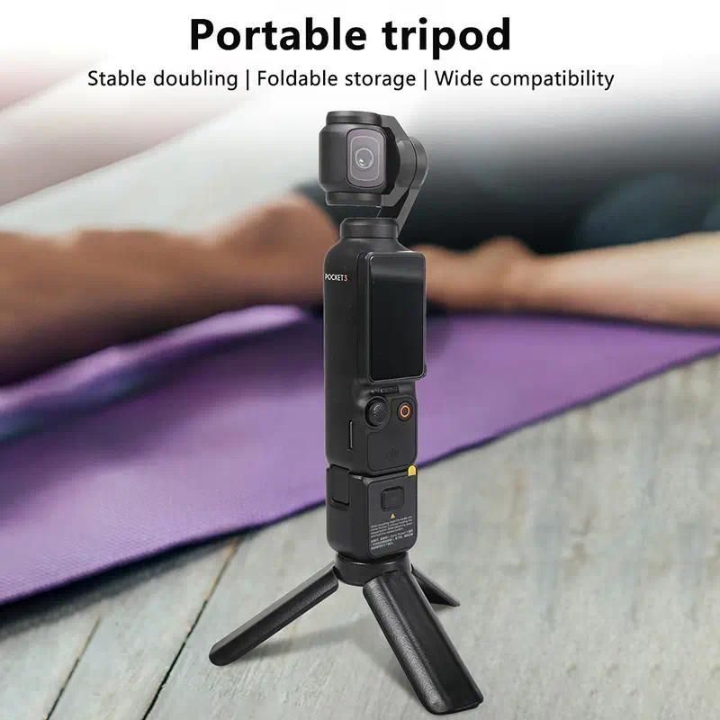 HdoorLink Universal Gimbal Handheld Handle For DJI Pocket 3/Insta360 X5/GoPro/Camera DJI OM 5 OSMO Stabilizer Handheld Fixed Desktop Tripod