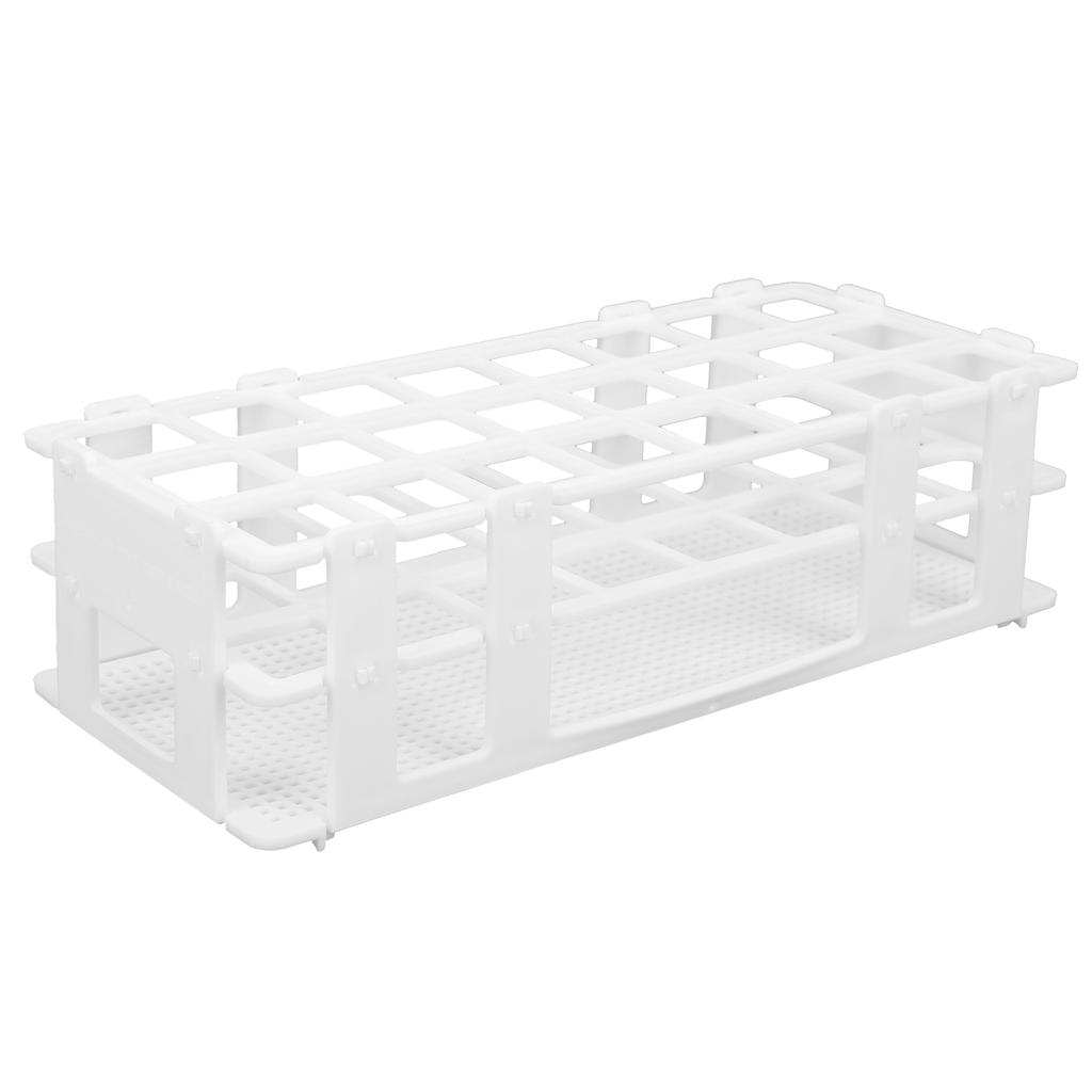 24‑Hole Plastic Test Tube Rack Assembly Detachable Sampling Tube Holder for Laboratory 25x25mm