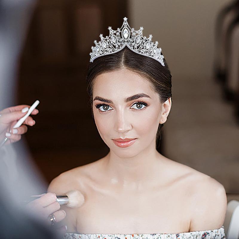 Стильная хрустальная тиара для дня рождения, винтажная королевская корона для девочек, выпускного вечера, свадьбы, невесты