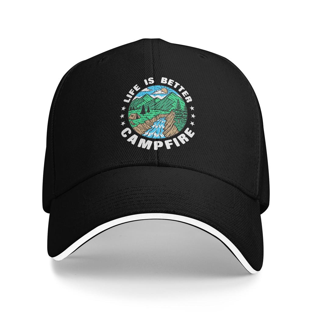 Personalized Mountain Camping Adventure Camper Baseball Cap Hip Hop Unisex WoUnisexs Adjustable Dad Hat Autumn Snapback Caps
