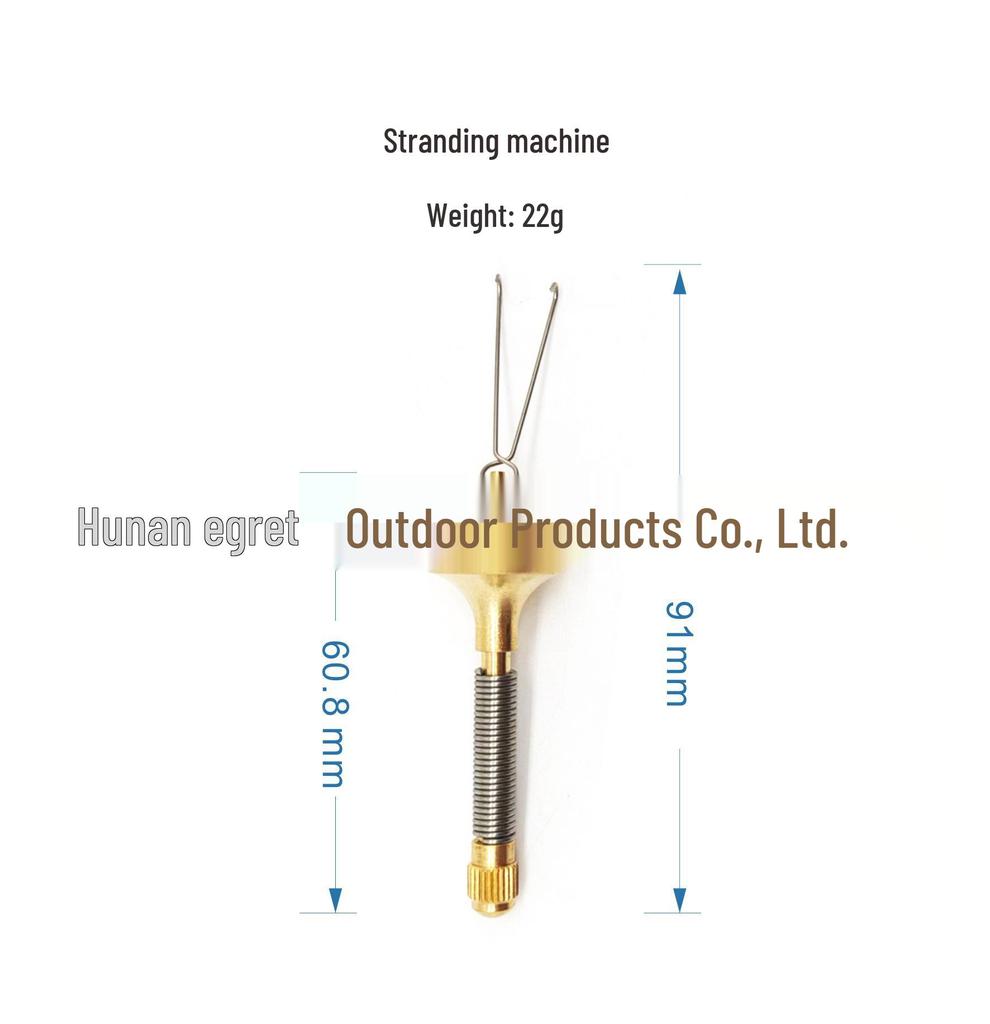 Тиски для вязания мушек Egret Fly BLF-A с вращением на 360°, с узловязом, мотовилом для лески, инструментом для даббинга и плоскогубцами для вязания крючков