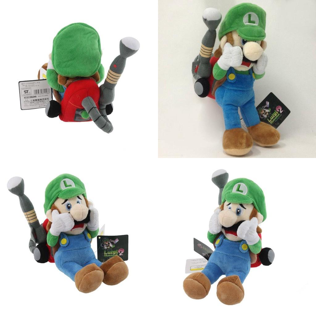 Восхитительно мягкая плюшевая кукла Луиджи из Super Mario Bros, 18 см, для детей и коллекционеров