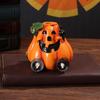Halloween Pumpkin Statue Decoration Figurine Ornament for Office