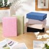 Flip Lid Photo Storage Box Linen Fabric Gift Container Versatile Document Holder  For Gift Packing