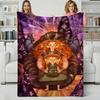 Animation W-Wolfwalkers Throw Flannel Blanket Perfect for Sofa Office Bed Travel Sleep Read Relax Camping four season use