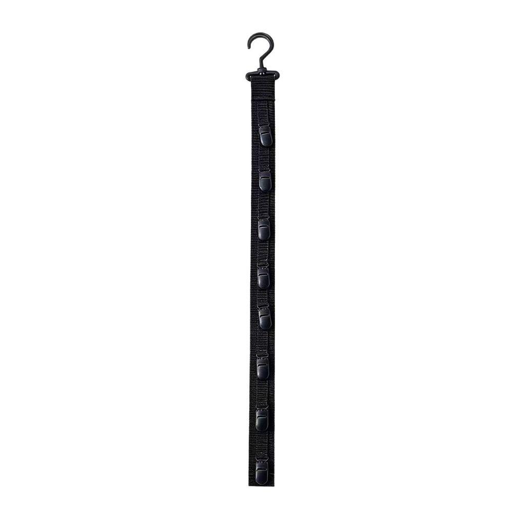 Metal Hanging Hat Storage Clips Holder with 8 Non-Slip Clips Shock Proof Baseball Cap Rack with Hook Multilayer Hat Display Rack