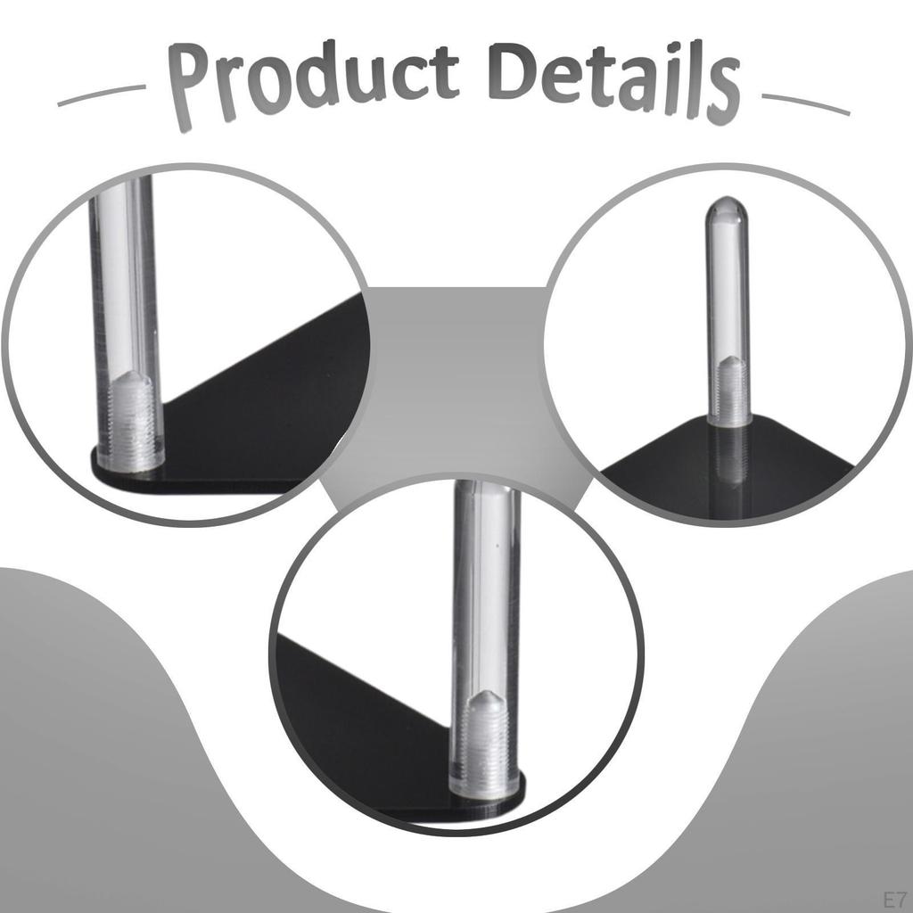 Акриловая подставка для мяча Держатель для хранения баскетбольных мячей Спортивная стойка для боулинга, регби