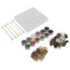 Jewelry Casting Silicone Mold DIY Craft Jewelry Pendant Making Glitter Powder Set