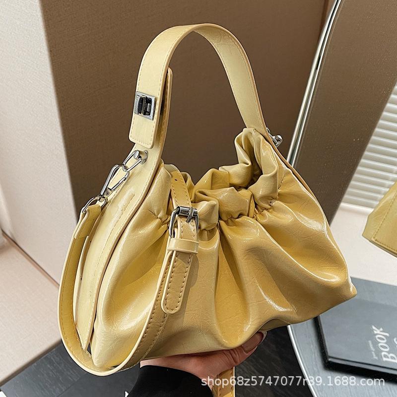 Niche Design Fashion Pleated Cloud Bag Handbag Women's 2025 New Popular Chain Shoulder Crossbody Bag