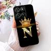 Модный Чехол с Буквой для Телефона Motorola Moto G77 G67 Задняя Крышка Для MOTO G67 G77 5G Мягкие Черные Силиконовые Чехлы
