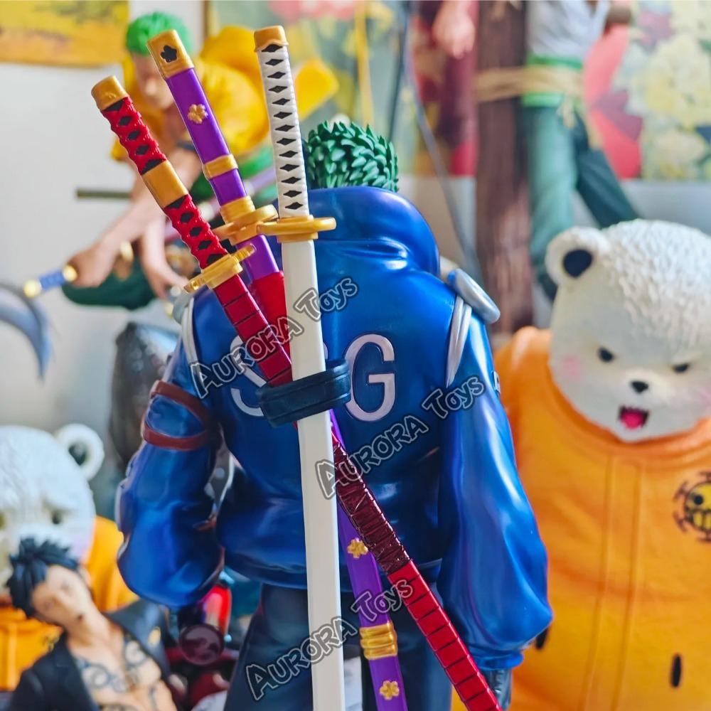 9,44 дюйма/24 см Аниме Фигурка One Piece Фигурка Зоро Egghead ПВХ Фигурки Действия Коллекционная Модель Игрушки Подарки