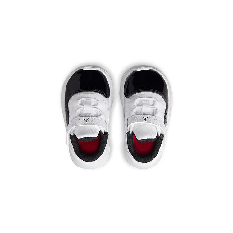 Air Jordan 11 CMFT Low TD Белые Черные Детские Кроссовки Университет-Красный CZ0906-102