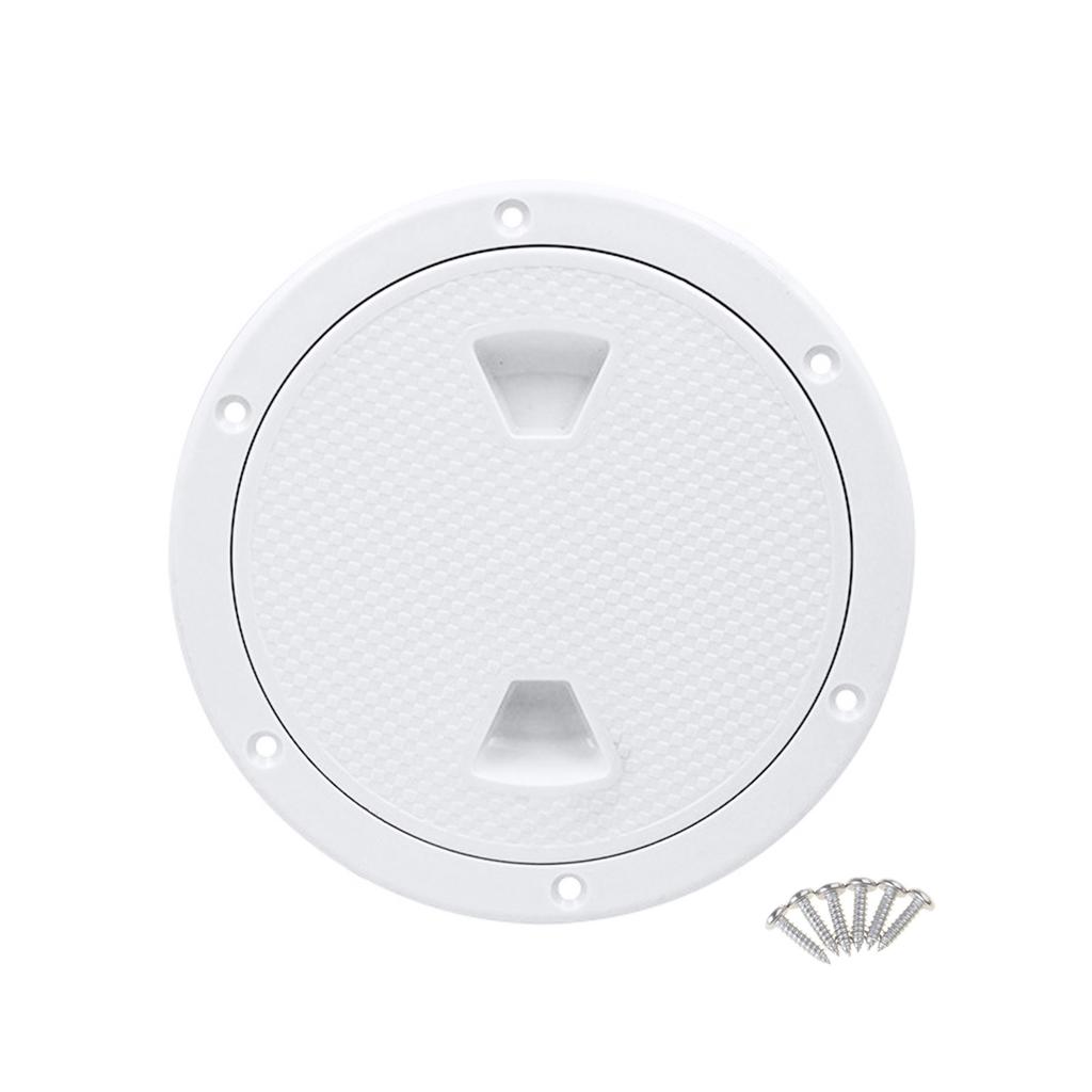 4/6/8-дюймовый черный/белый круглый нескользящий смотровой люк со съемной крышкой для морских лодок и яхт