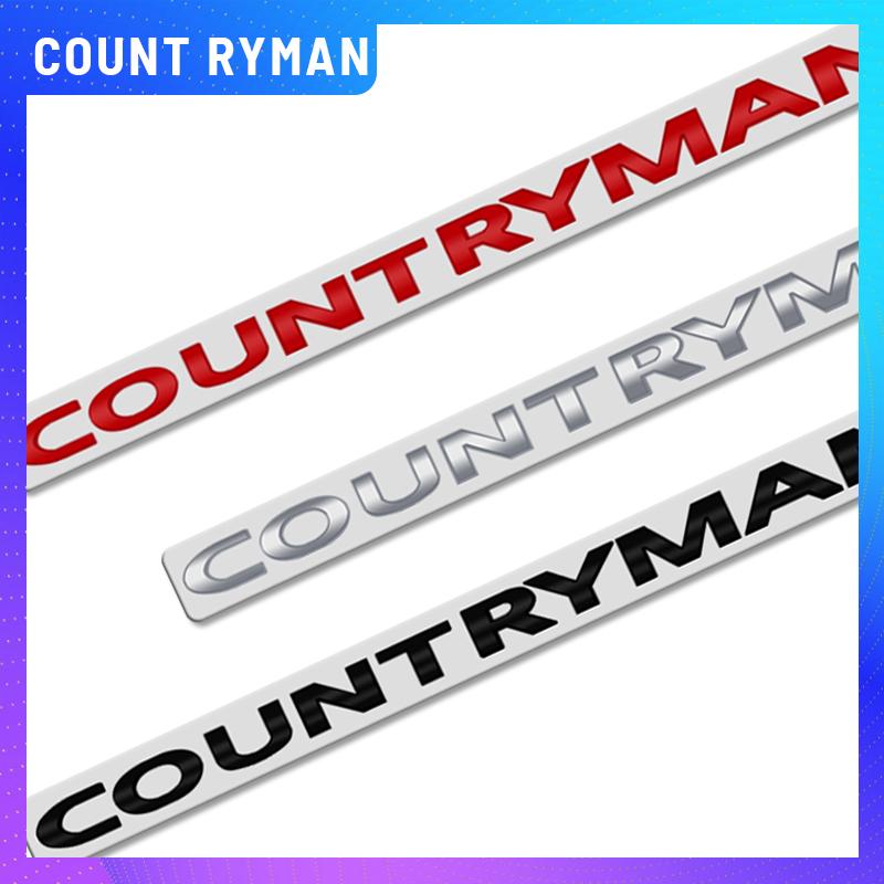 1 шт. Металлический логотип Countryman Clubman для Mini Cooper S R60 R55 R54 F54, значок, наклейка на задний багажник автомобиля, буквенное украшение