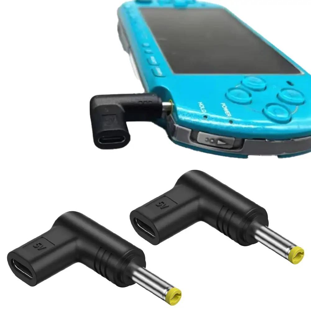 Адаптер-переходник 5V Type-C на DC для зарядки PSP 1000, 2000, 3000 Адаптеры Игровой DC разъем Штекер Зарядный адаптер