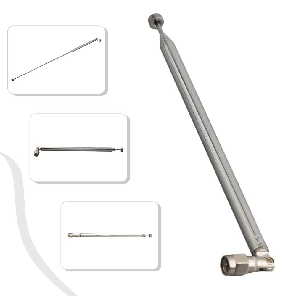1Pcs 7 Sections Telescopic Antenna 7104 7120 Replacement Aerial for Radio TV Replacement