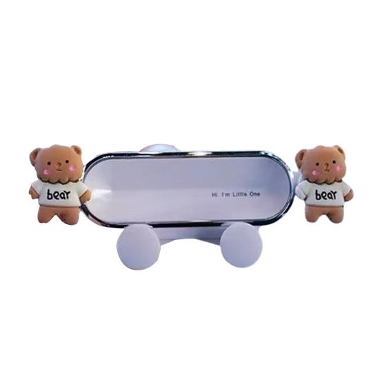 Cute Cartoon Air Vent Phone Holder 360 Degrees Rotatable Car Mount Universal Phone Mount  Easy One-Hand Operation Fun Dashboard