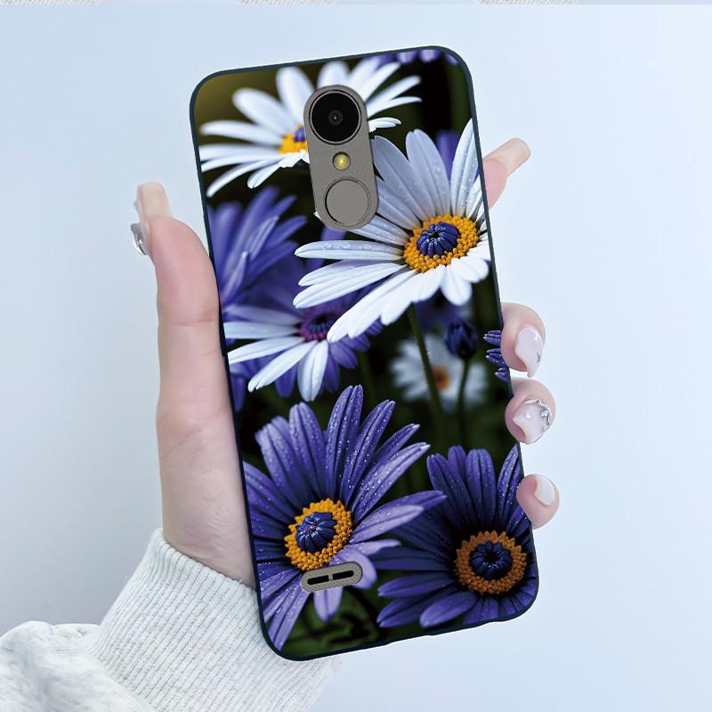 Чехол для LG K4 2017 X230/LG K8 2017 X300 Тонкий Чехол Эстетичный Роскошный Милый Крутой Мальчики Девочки Черный Матовый Мягкий Силикон Задняя Крышка
