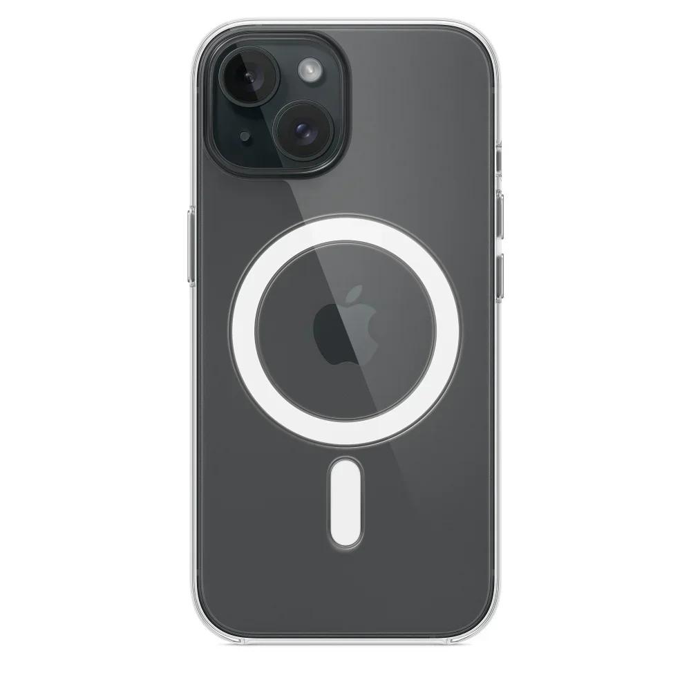 Магнитный Прозрачный Чехол Для iPhone 17 16 15 14 11 Pro Max Plus mini Air Funda Для Magsafe Силиконовый Прозрачный Чехол