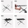 Portable Camping Table Aluminum Foldable Ultralight Outdoor Furniture Side Tables Picnic Beach Organizer Folding Desk Carry Bag