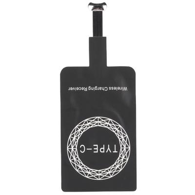 Беспроводной зарядный приемник Type C, универсальный адаптер Micro USB для зарядки телефонов Android