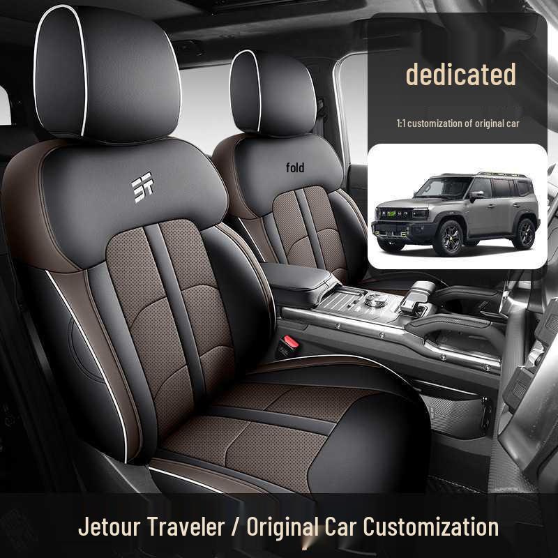 Всесезонная дышащая чехол-сиденье Jetour Traveler – Полное покрытие, Модифицированная подушка сиденья автомобиля.