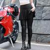 1 Womens High-Waisted Motorcycle Riding Pants With Removable Knee Protectors Casual Biker Trousers