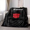 Custom Name Robo Battle Flannel Blanket Throw Blanket Soft Warm Sofa Bed Decor Unique Gift