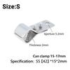4/8Pcs Small Adjustable Curtain Pulley Clamps Heavy Duty Window Roller Shade Hinge Accessories for Home DIY Curtain Repair