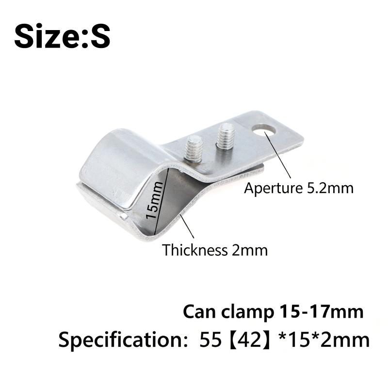 4/8Pcs Small Adjustable Curtain Pulley Clamps Heavy Duty Window Roller Shade Hinge Accessories for Home DIY Curtain Repair