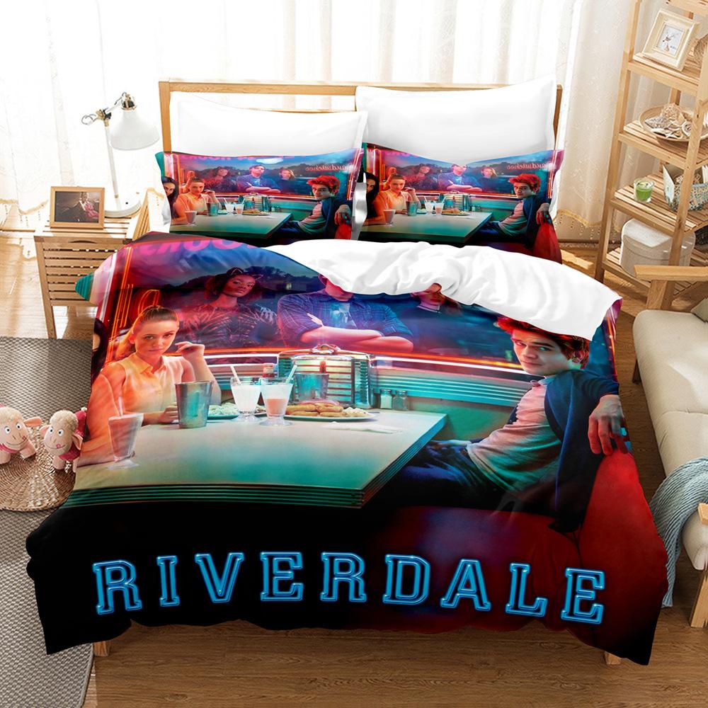 Постельное белье ТВ R-Riverdale Комплект Арчи Эндрюс Бетти Купер Пододеяльник Комплект постельного белья Чехол на одеяло Наволочка Для девочек Мальчиков Подростковый Декор