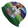 Japan Anime Football Manga Captain Tsubasa Beanies Caps For Men Women Unisex Trend Winter Warm Knitted Hat Adult Bonnet Hats