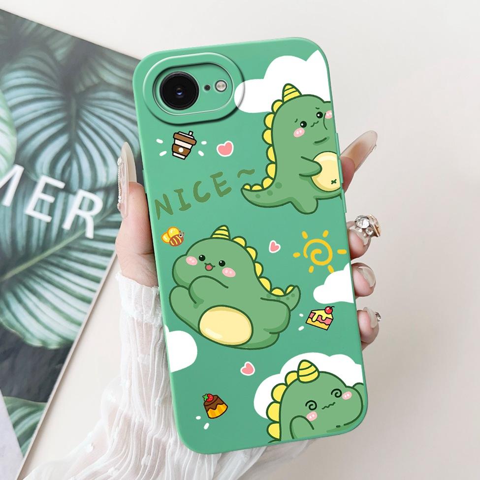 Чехол For iPhone 16e A3212 A3409 A3410 A3408 Задняя крышка For iPhone 16e Чехол Силикон Мода Роскошный Милый Мультяшный Крутой Мальчики Девочки