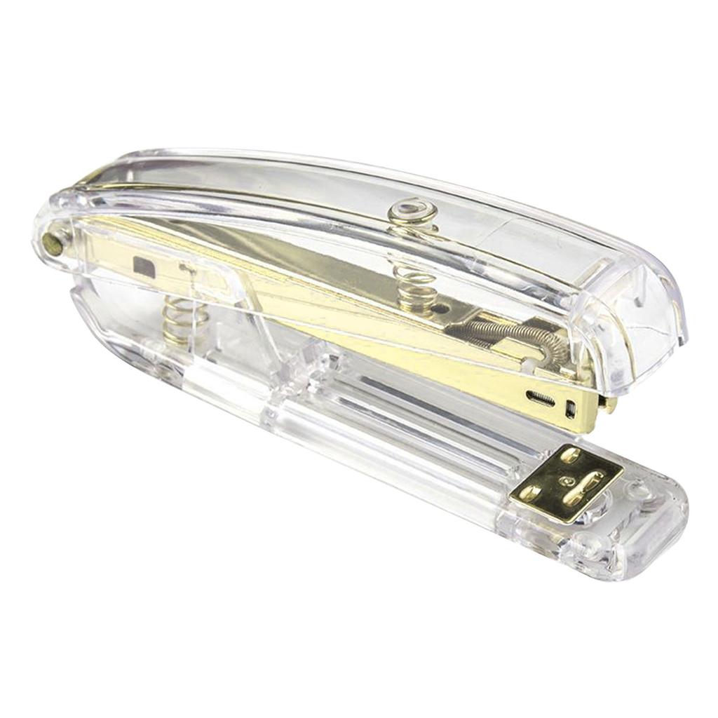 Степлер Минималистский стиль Экономия труда Простое сшивание Удобная ручка Акриловый металлический ручной степлер