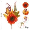 Плагин для украшения на Хэллоуин Имитация венка Кленовый лист Тыквенный реквизит Фестиваль призраков Сцена из тыквы Аранжировка